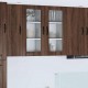 Sonata H Горен кухненски шкаф Кафяв дъб 40 x 31 x 80 см Инженерно дърво