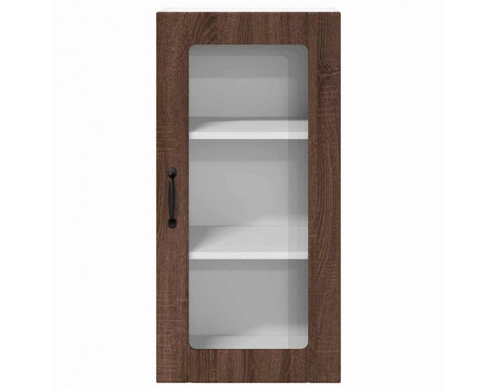 Sonata H Горен кухненски шкаф Кафяв дъб 40 x 31 x 80 см Инженерно дърво