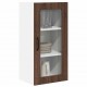 Sonata H Горен кухненски шкаф Кафяв дъб 40 x 31 x 80 см Инженерно дърво