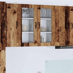 Sonata H Горен кухненски шкаф с рафт 2 pcs Старо дърво 40 x 31 x 80 см - Bucătării modulare