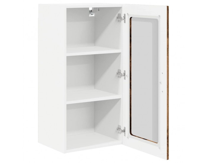 Sonata H Горен кухненски шкаф с рафт 2 pcs Старо дърво 40 x 31 x 80 см