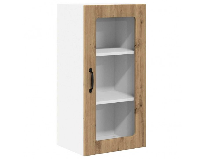 Sonata H Горен кухненски шкаф с рафт Дъб 40 x 31 x 80 см Инженерно дърво