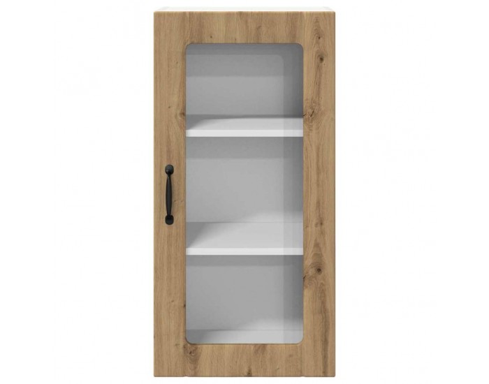 Sonata H Горен кухненски шкаф с рафт Дъб 40 x 31 x 80 см Инженерно дърво