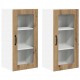 Sonata H Горен кухненски шкаф 2 pcs Дъб 40 x 31 x 80 см Инженерно дърво