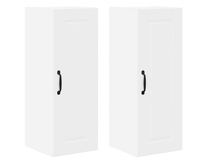 Sonata H Горен кухненски шкаф 2 pcs Бяло 30 x 31 x 80 см Инженерно дърво