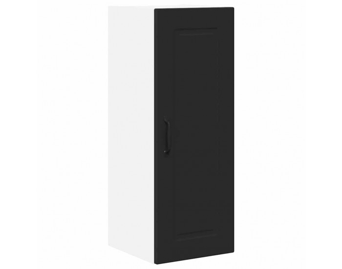 Sonata H Горен кухненски шкаф Черно 30 x 31 x 80 см Инженерно дърво