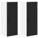Sonata H Горен кухненски шкаф с рафт с врата 2 pcs Черно 30 x 31 x 80 см