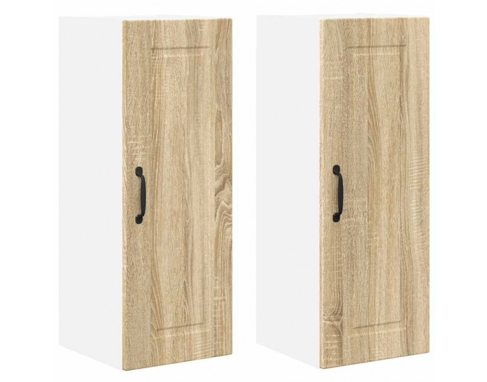 Sonata H Горен кухненски шкаф с рафт 2 pcs Сонома дъб 30 x 31 x 80 см