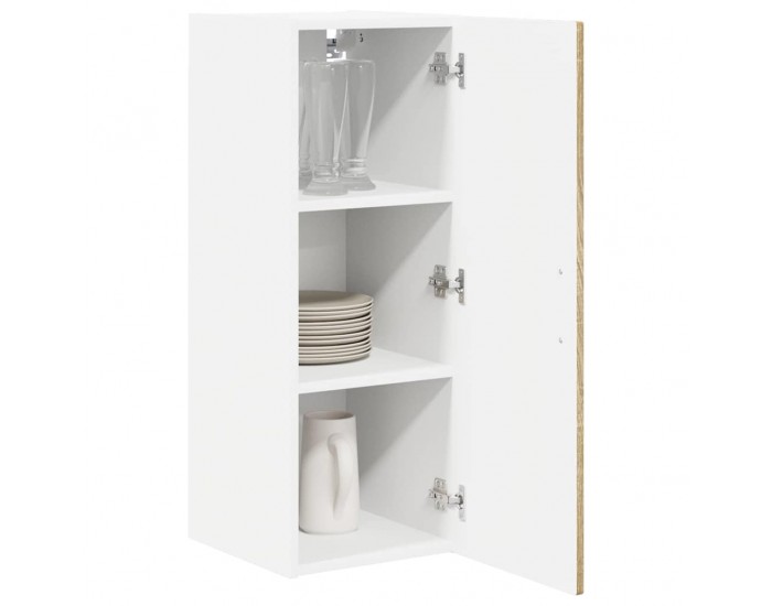 Sonata H Горен кухненски шкаф с рафт 2 pcs Сонома дъб 30 x 31 x 80 см