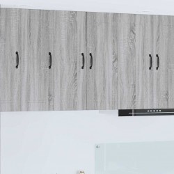 Sonata H Горен кухненски шкаф с рафт 2 pcs Сив Сонома 30 x 31 x 80 см - Bucătării modulare