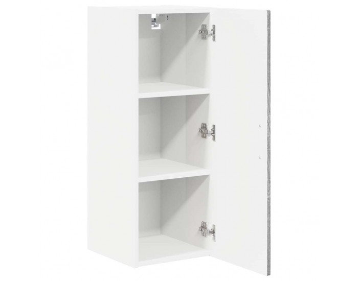Sonata H Горен кухненски шкаф с рафт 2 pcs Сив Сонома 30 x 31 x 80 см