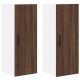 Sonata H Горен кухненски шкаф с рафт 2 pcs Кафяв дъб 30 x 31 x 80 см