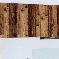 Sonata H Горен кухненски шкаф с рафт 2 pcs Старо дърво 30 x 31 x 80 см - Bucătării modulare