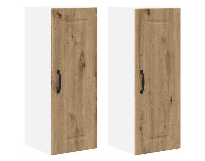 Sonata H Горен кухненски шкаф 2 pcs Дъб 30 x 31 x 80 см Инженерно дърво