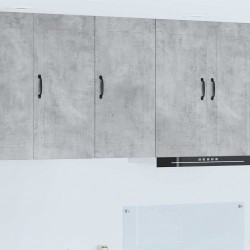 Sonata H Горен кухненски шкаф с рафт Циментено сиво 40 x 31 x 80 см - Bucătării modulare