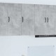 Sonata H Горен кухненски шкаф с рафт Циментено сиво 40 x 31 x 80 см