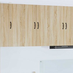 Sonata H Горен кухненски шкаф Сонома дъб 60 x 31 x 80 см Инженерно дърво - Bucătării modulare