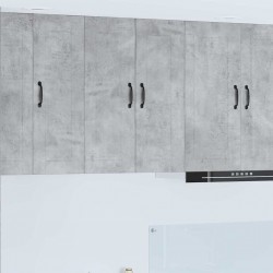 Sonata H Горен кухненски шкаф с рафт Циментено сиво 60 x 31 x 80 см - Bucătării modulare