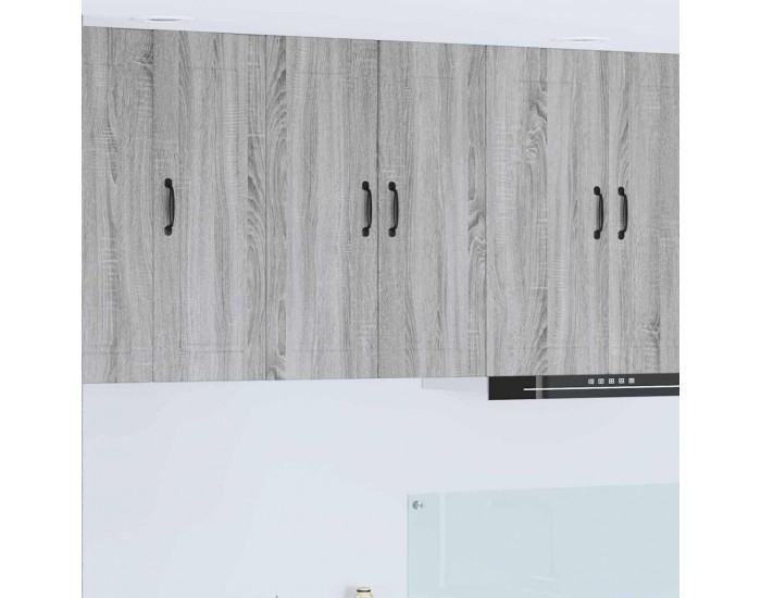 Sonata H Горен кухненски шкаф Сив Сонома 60 x 31 x 80 см Инженерно дърво