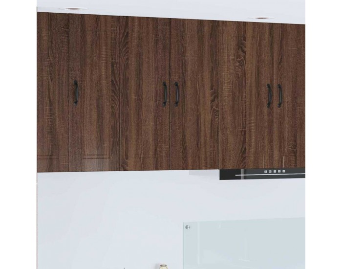 Sonata H Горен кухненски шкаф Кафяв дъб 60 x 31 x 80 см Инженерно дърво