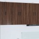 Sonata H Горен кухненски шкаф Кафяв дъб 60 x 31 x 80 см Инженерно дърво