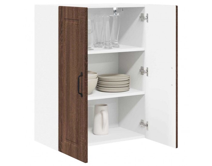 Sonata H Горен кухненски шкаф Кафяв дъб 60 x 31 x 80 см Инженерно дърво