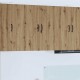 Sonata H Горен кухненски шкаф с рафт Дъб 60 x 31 x 80 см Инженерно дърво