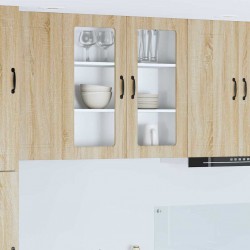 Sonata H Горен кухненски шкаф Сонома дъб 80 x 31 x 80 см Инженерно дърво - Bucătării modulare