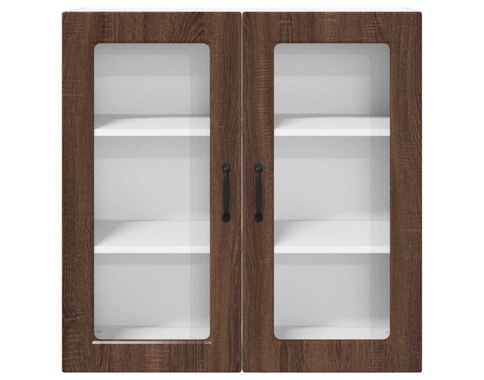Sonata H Горен кухненски шкаф Кафяв дъб 80 x 31 x 80 см Инженерно дърво