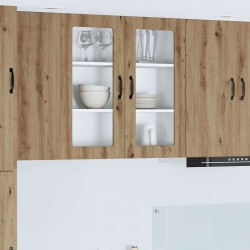 Sonata H Горен кухненски шкаф с рафт Дъб 80 x 31 x 80 см Инженерно дърво - Bucătării modulare