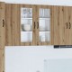 Sonata H Горен кухненски шкаф с рафт Дъб 80 x 31 x 80 см Инженерно дърво