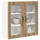 Sonata H Горен кухненски шкаф с рафт Дъб 80 x 31 x 80 см Инженерно дърво
