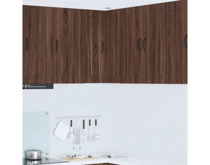 Sonata H Горен кухненски шкаф Кафяв дъб 57 x 57 x 80 см Инженерно дърво