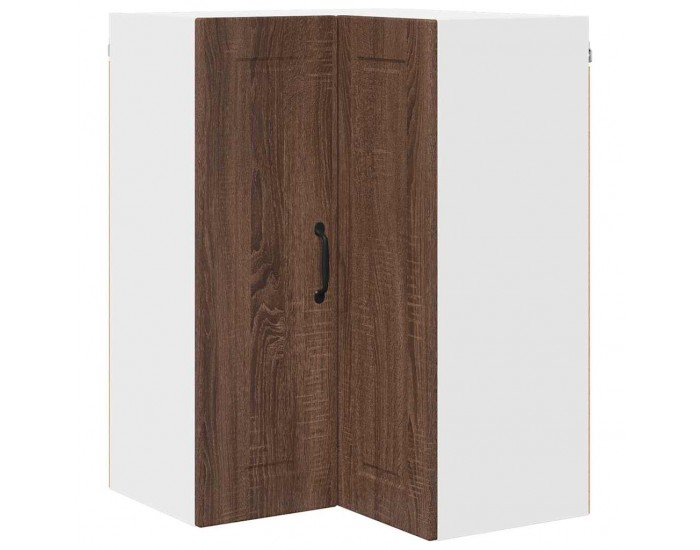 Sonata H Горен кухненски шкаф Кафяв дъб 57 x 57 x 80 см Инженерно дърво