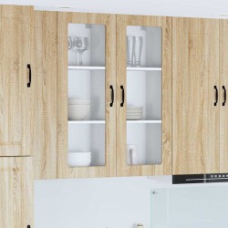 Sonata H Горен кухненски шкаф с рафт с врата Сонома дъб 40 x 31 x 100 см - Bucătării modulare