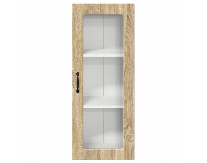 Sonata H Горен кухненски шкаф с рафт с врата Сонома дъб 40 x 31 x 100 см