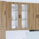 Sonata H Горен кухненски шкаф Дъб 40 x 31 x 100 см Инженерно дърво