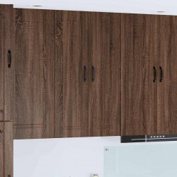 Sonata H Горен кухненски шкаф Кафяв дъб 30 x 31 x 100 см Инженерно дърво - Bucătării modulare