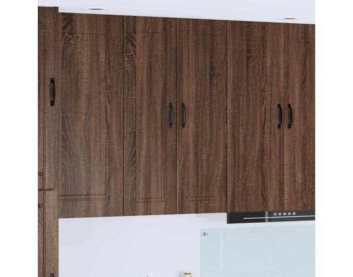 Sonata H Горен кухненски шкаф Кафяв дъб 30 x 31 x 100 см Инженерно дърво