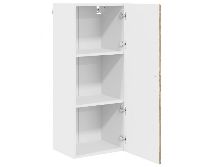 Sonata H Горен кухненски шкаф с рафт с врата Сонома дъб 40 x 31 x 100 см