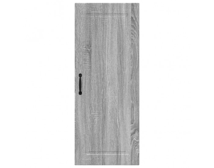 Sonata H Горен кухненски шкаф с рафт с врата Сив Сонома 40 x 31 x 100 см