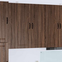 Sonata H Горен кухненски шкаф Кафяв дъб 40 x 31 x 100 см Инженерно дърво - Bucătării modulare