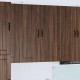 Sonata H Горен кухненски шкаф Кафяв дъб 40 x 31 x 100 см Инженерно дърво