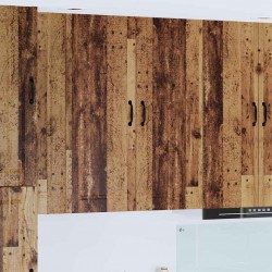 Sonata H Горен кухненски шкаф с рафт Старо дърво 40 x 31 x 100 см - Bucătării modulare