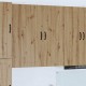 Sonata H Горен кухненски шкаф Дъб 40 x 31 x 100 см Инженерно дърво