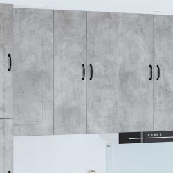 Sonata H Горен кухненски шкаф с рафт Циментено сиво 60 x 31 x 100 см - Bucătării modulare