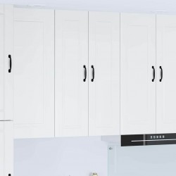 Sonata H Горен кухненски шкаф с рафт Лъскаво бяло 60 x 31 x 100 см - Bucătării modulare