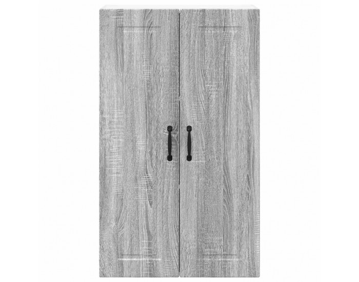 Sonata H Горен кухненски шкаф с рафт с врата Сив Сонома 60 x 31 x 100 см