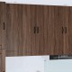 Sonata H Горен кухненски шкаф Кафяв дъб 60 x 31 x 100 см Инженерно дърво