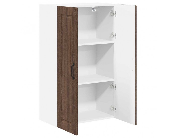 Sonata H Горен кухненски шкаф Кафяв дъб 60 x 31 x 100 см Инженерно дърво